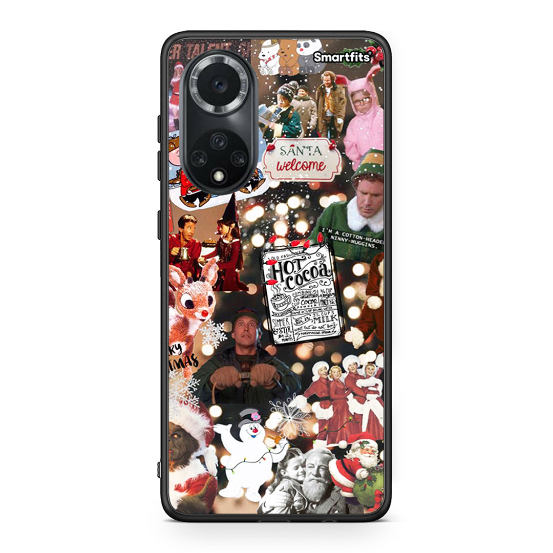 Huawei Nova 9/Honor 50 Xmas Movies θήκη από τη Smartfits με σχέδιο στο πίσω μέρος και μαύρο περίβλημα | Smartphone case with colorful back and black bezels by Smartfits