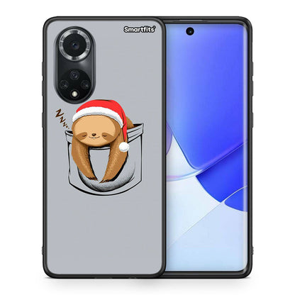 Θήκη Huawei Nova 9/Honor 50 Xmas Zzzz από τη Smartfits με σχέδιο στο πίσω μέρος και μαύρο περίβλημα | Huawei Nova 9/Honor 50 Xmas Zzzz case with colorful back and black bezels