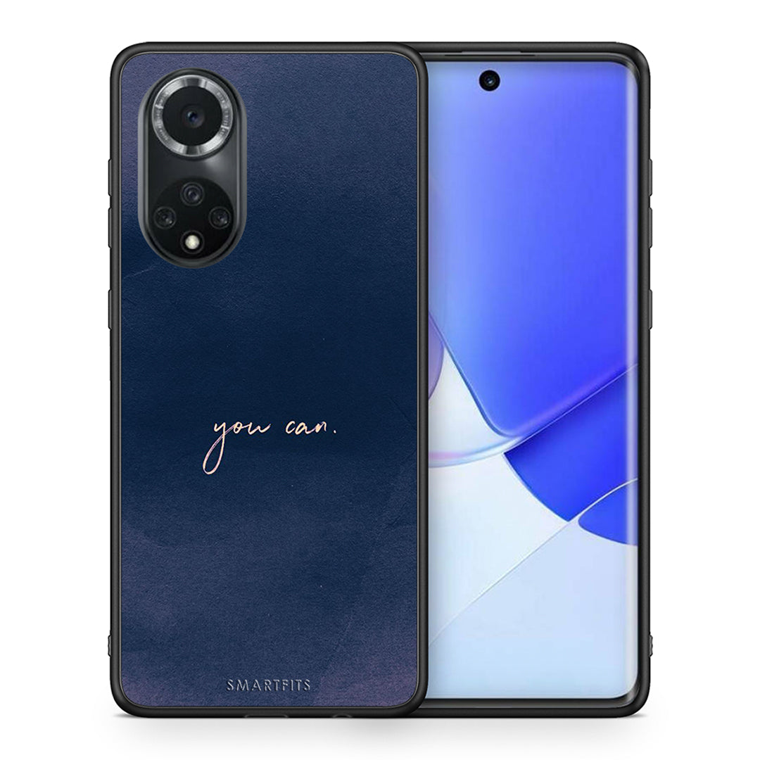 Θήκη Huawei Nova 9/Honor 50 You Can από τη Smartfits με σχέδιο στο πίσω μέρος και μαύρο περίβλημα | Huawei Nova 9/Honor 50 You Can case with colorful back and black bezels