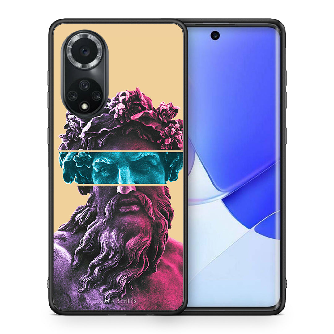 Θήκη Αγίου Βαλεντίνου Huawei Nova 9 / Honor 50 Zeus Art από τη Smartfits με σχέδιο στο πίσω μέρος και μαύρο περίβλημα | Huawei Nova 9 / Honor 50 Zeus Art case with colorful back and black bezels