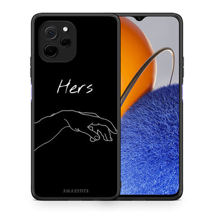 Θήκη Huawei Nova Y61 Aesthetic Love 1 από τη Smartfits με σχέδιο στο πίσω μέρος και μαύρο περίβλημα | Huawei Nova Y61 Aesthetic Love 1 Case with Colorful Back and Black Bezels