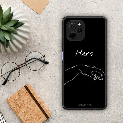Θήκη Huawei Nova Y61 Aesthetic Love 1 από τη Smartfits με σχέδιο στο πίσω μέρος και μαύρο περίβλημα | Huawei Nova Y61 Aesthetic Love 1 Case with Colorful Back and Black Bezels