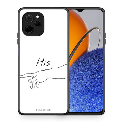 Θήκη Huawei Nova Y61 Aesthetic Love 2 από τη Smartfits με σχέδιο στο πίσω μέρος και μαύρο περίβλημα | Huawei Nova Y61 Aesthetic Love 2 Case with Colorful Back and Black Bezels