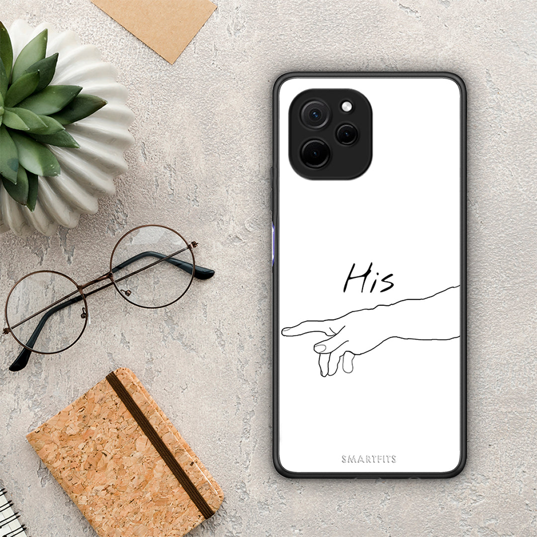 Θήκη Huawei Nova Y61 Aesthetic Love 2 από τη Smartfits με σχέδιο στο πίσω μέρος και μαύρο περίβλημα | Huawei Nova Y61 Aesthetic Love 2 Case with Colorful Back and Black Bezels