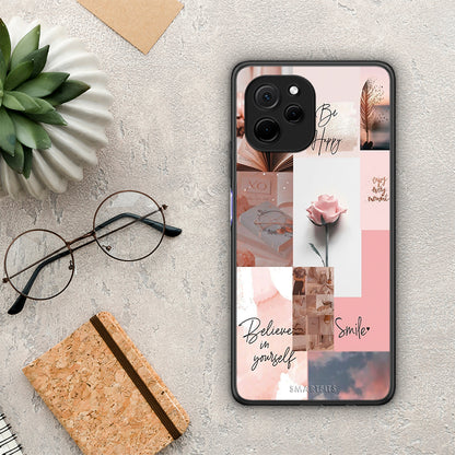 Θήκη Huawei Nova Y61 Aesthetic Collage από τη Smartfits με σχέδιο στο πίσω μέρος και μαύρο περίβλημα | Huawei Nova Y61 Aesthetic Collage Case with Colorful Back and Black Bezels
