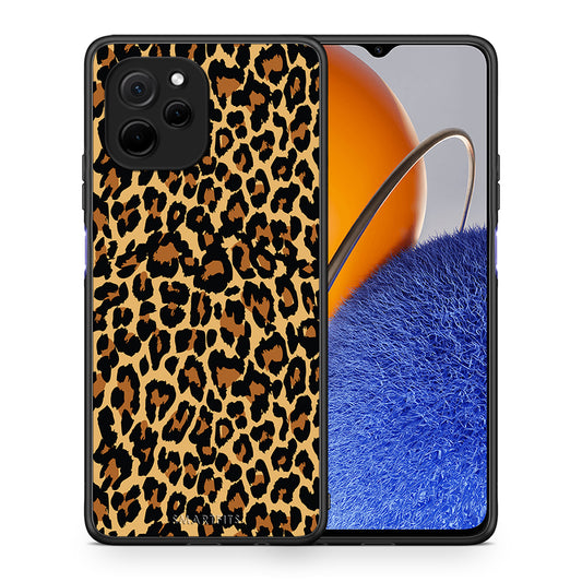 Θήκη Huawei Nova Y61 Animal Leopard από τη Smartfits με σχέδιο στο πίσω μέρος και μαύρο περίβλημα | Huawei Nova Y61 Animal Leopard Case with Colorful Back and Black Bezels