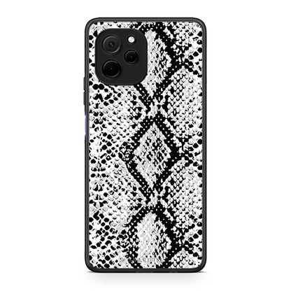 Θήκη Huawei Nova Y61 Animal White Snake από τη Smartfits με σχέδιο στο πίσω μέρος και μαύρο περίβλημα | Huawei Nova Y61 Animal White Snake Case with Colorful Back and Black Bezels