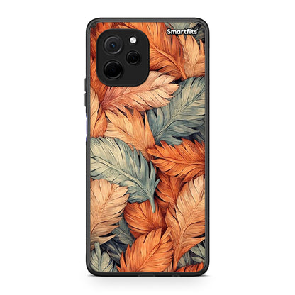 Θήκη Huawei Nova Y61 Autumn Leaves από τη Smartfits με σχέδιο στο πίσω μέρος και μαύρο περίβλημα | Huawei Nova Y61 Autumn Leaves Case with Colorful Back and Black Bezels