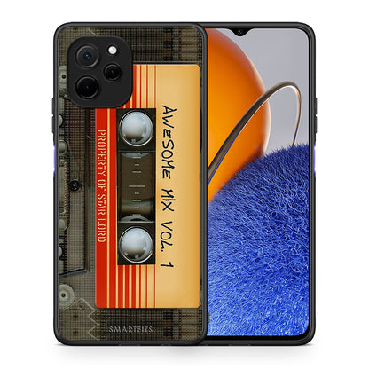 Θήκη Huawei Nova Y61 Awesome Mix από τη Smartfits με σχέδιο στο πίσω μέρος και μαύρο περίβλημα | Huawei Nova Y61 Awesome Mix Case with Colorful Back and Black Bezels