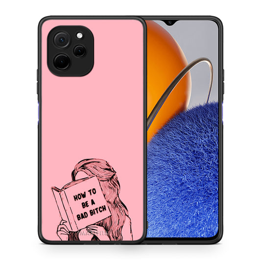 Θήκη Huawei Nova Y61 Bad Bitch από τη Smartfits με σχέδιο στο πίσω μέρος και μαύρο περίβλημα | Huawei Nova Y61 Bad Bitch Case with Colorful Back and Black Bezels