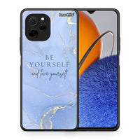Thumbnail for Θήκη Huawei Nova Y61 Be Yourself από τη Smartfits με σχέδιο στο πίσω μέρος και μαύρο περίβλημα | Huawei Nova Y61 Be Yourself Case with Colorful Back and Black Bezels