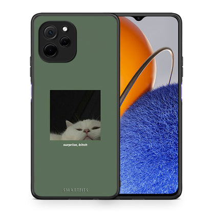 Θήκη Huawei Nova Y61 Bitch Surprise από τη Smartfits με σχέδιο στο πίσω μέρος και μαύρο περίβλημα | Huawei Nova Y61 Bitch Surprise Case with Colorful Back and Black Bezels