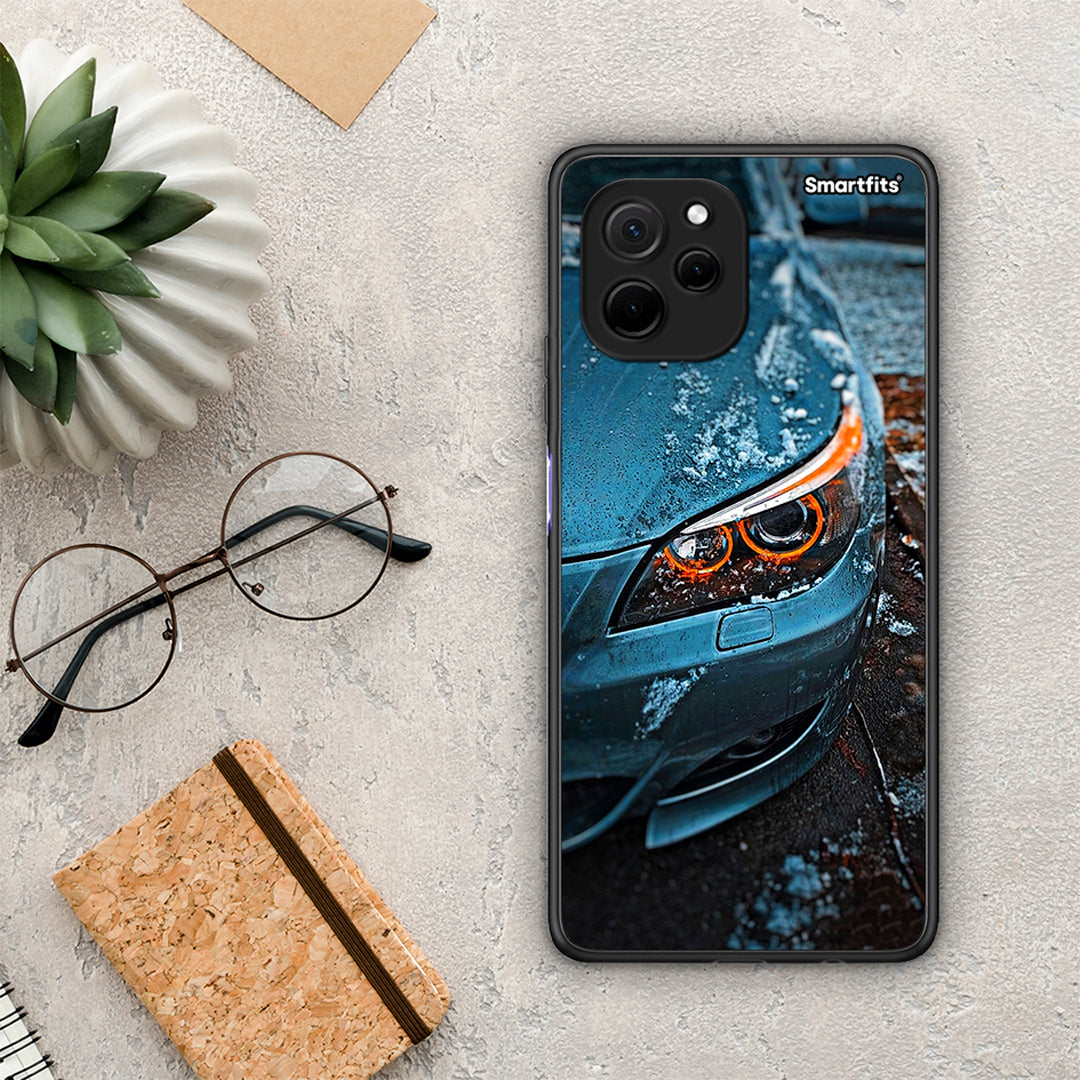 Θήκη Huawei Nova Y61 Bmw E60 από τη Smartfits με σχέδιο στο πίσω μέρος και μαύρο περίβλημα | Huawei Nova Y61 Bmw E60 Case with Colorful Back and Black Bezels