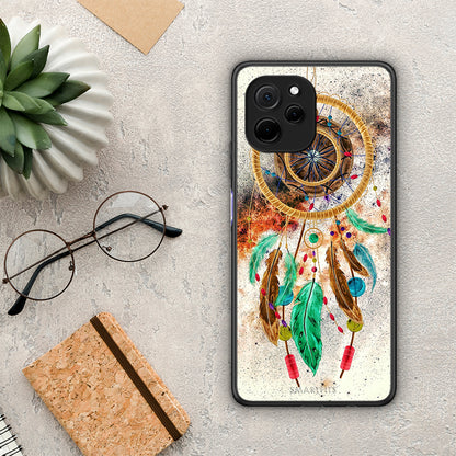 Θήκη Huawei Nova Y61 Boho DreamCatcher από τη Smartfits με σχέδιο στο πίσω μέρος και μαύρο περίβλημα | Huawei Nova Y61 Boho DreamCatcher Case with Colorful Back and Black Bezels