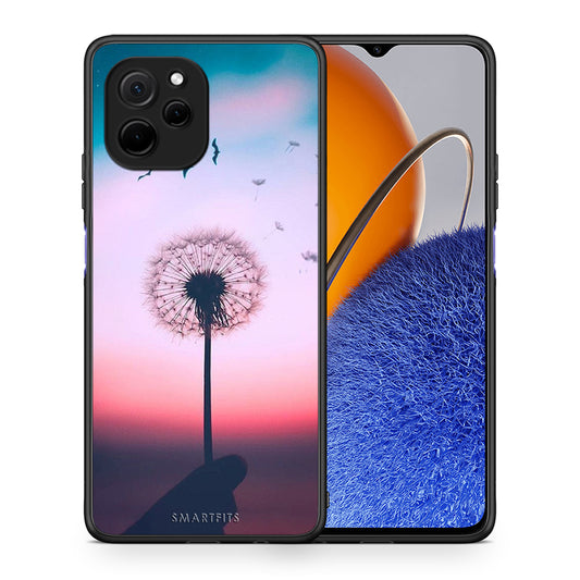 Θήκη Huawei Nova Y61 Boho Wish από τη Smartfits με σχέδιο στο πίσω μέρος και μαύρο περίβλημα | Huawei Nova Y61 Boho Wish Case with Colorful Back and Black Bezels