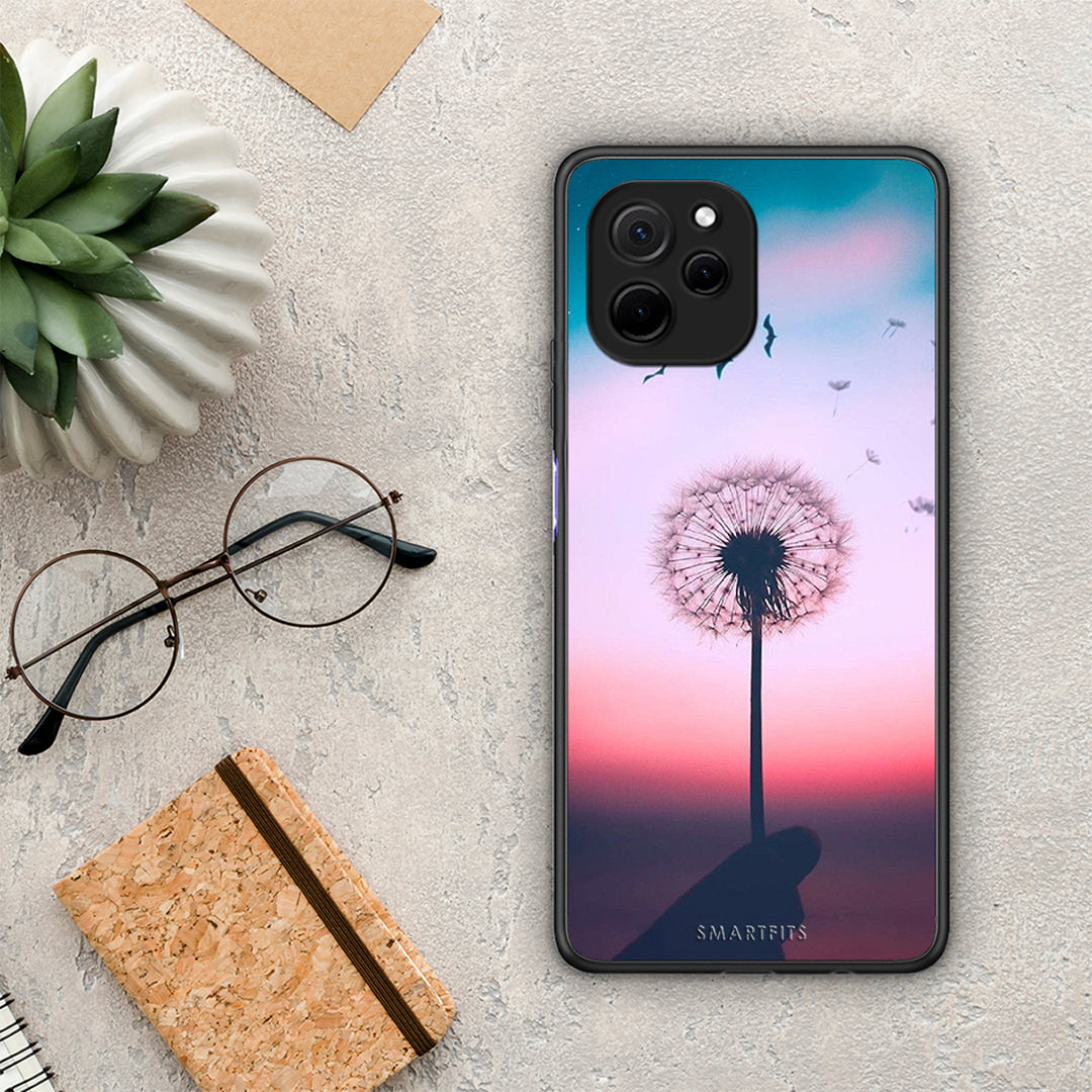 Θήκη Huawei Nova Y61 Boho Wish από τη Smartfits με σχέδιο στο πίσω μέρος και μαύρο περίβλημα | Huawei Nova Y61 Boho Wish Case with Colorful Back and Black Bezels