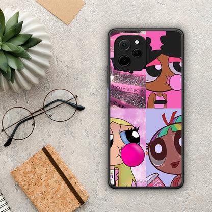 Θήκη Huawei Nova Y61 Bubble Girls από τη Smartfits με σχέδιο στο πίσω μέρος και μαύρο περίβλημα | Huawei Nova Y61 Bubble Girls Case with Colorful Back and Black Bezels