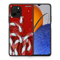 Thumbnail for Θήκη Huawei Nova Y61 Candy Cane από τη Smartfits με σχέδιο στο πίσω μέρος και μαύρο περίβλημα | Huawei Nova Y61 Candy Cane Case with Colorful Back and Black Bezels