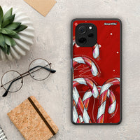 Thumbnail for Θήκη Huawei Nova Y61 Candy Cane από τη Smartfits με σχέδιο στο πίσω μέρος και μαύρο περίβλημα | Huawei Nova Y61 Candy Cane Case with Colorful Back and Black Bezels