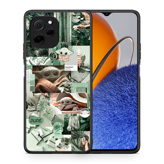 Θήκη Huawei Nova Y61 Collage Dude από τη Smartfits με σχέδιο στο πίσω μέρος και μαύρο περίβλημα | Huawei Nova Y61 Collage Dude Case with Colorful Back and Black Bezels