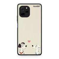 Thumbnail for Θήκη Huawei Nova Y61 Dalmatians Love από τη Smartfits με σχέδιο στο πίσω μέρος και μαύρο περίβλημα | Huawei Nova Y61 Dalmatians Love Case with Colorful Back and Black Bezels