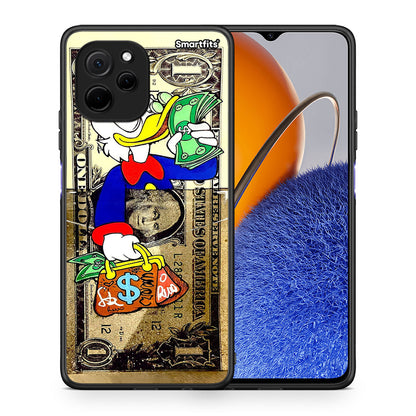 Θήκη Huawei Nova Y61 Duck Money από τη Smartfits με σχέδιο στο πίσω μέρος και μαύρο περίβλημα | Huawei Nova Y61 Duck Money Case with Colorful Back and Black Bezels
