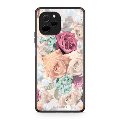 Θήκη Huawei Nova Y61 Floral Bouquet από τη Smartfits με σχέδιο στο πίσω μέρος και μαύρο περίβλημα | Huawei Nova Y61 Floral Bouquet Case with Colorful Back and Black Bezels