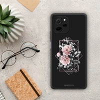 Thumbnail for Θήκη Huawei Nova Y61 Flower Frame από τη Smartfits με σχέδιο στο πίσω μέρος και μαύρο περίβλημα | Huawei Nova Y61 Flower Frame Case with Colorful Back and Black Bezels