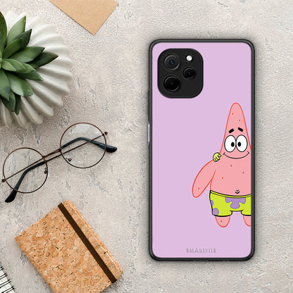 Θήκη Huawei Nova Y61 Friends Patrick από τη Smartfits με σχέδιο στο πίσω μέρος και μαύρο περίβλημα | Huawei Nova Y61 Friends Patrick Case with Colorful Back and Black Bezels