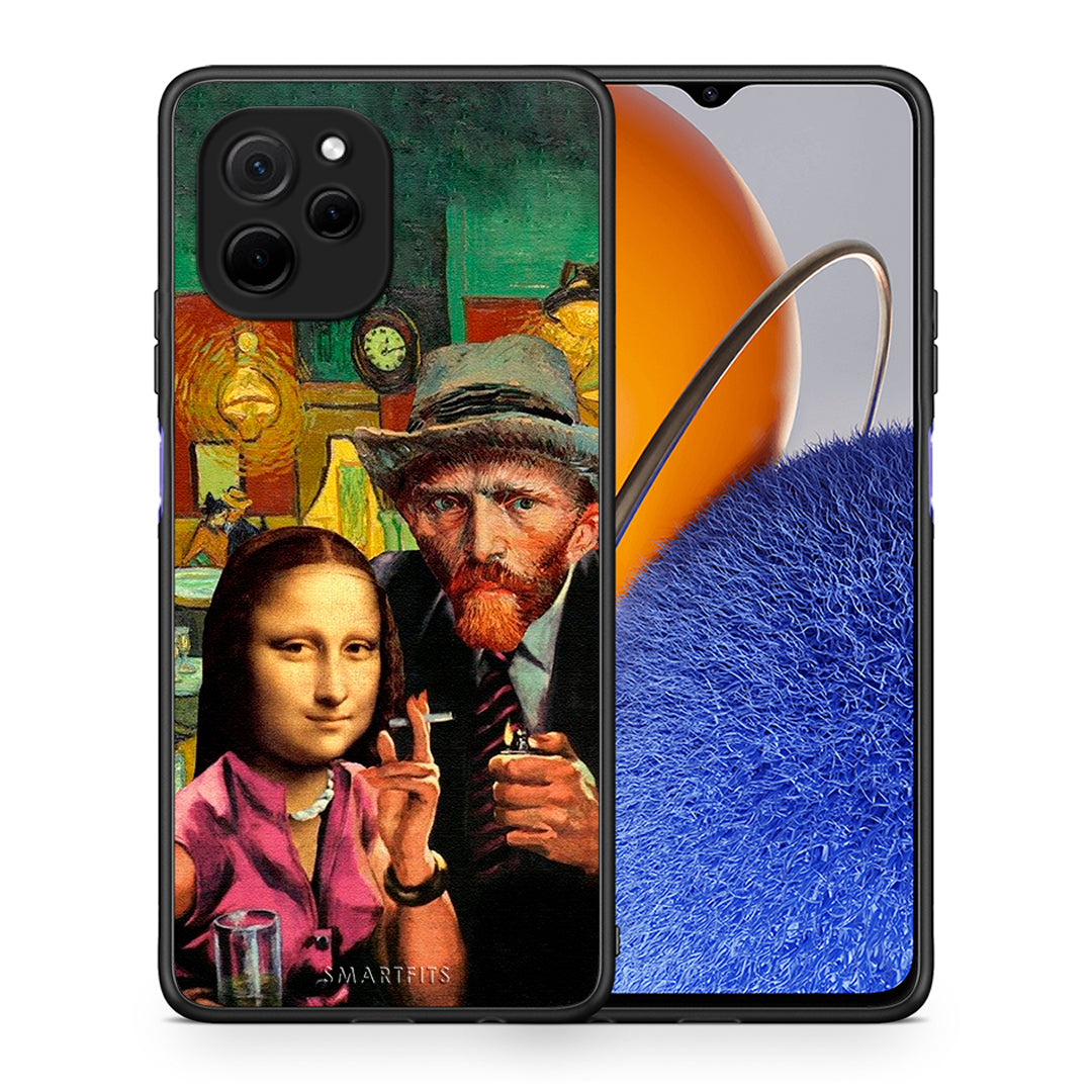 Θήκη Huawei Nova Y61 Funny Art από τη Smartfits με σχέδιο στο πίσω μέρος και μαύρο περίβλημα | Huawei Nova Y61 Funny Art Case with Colorful Back and Black Bezels