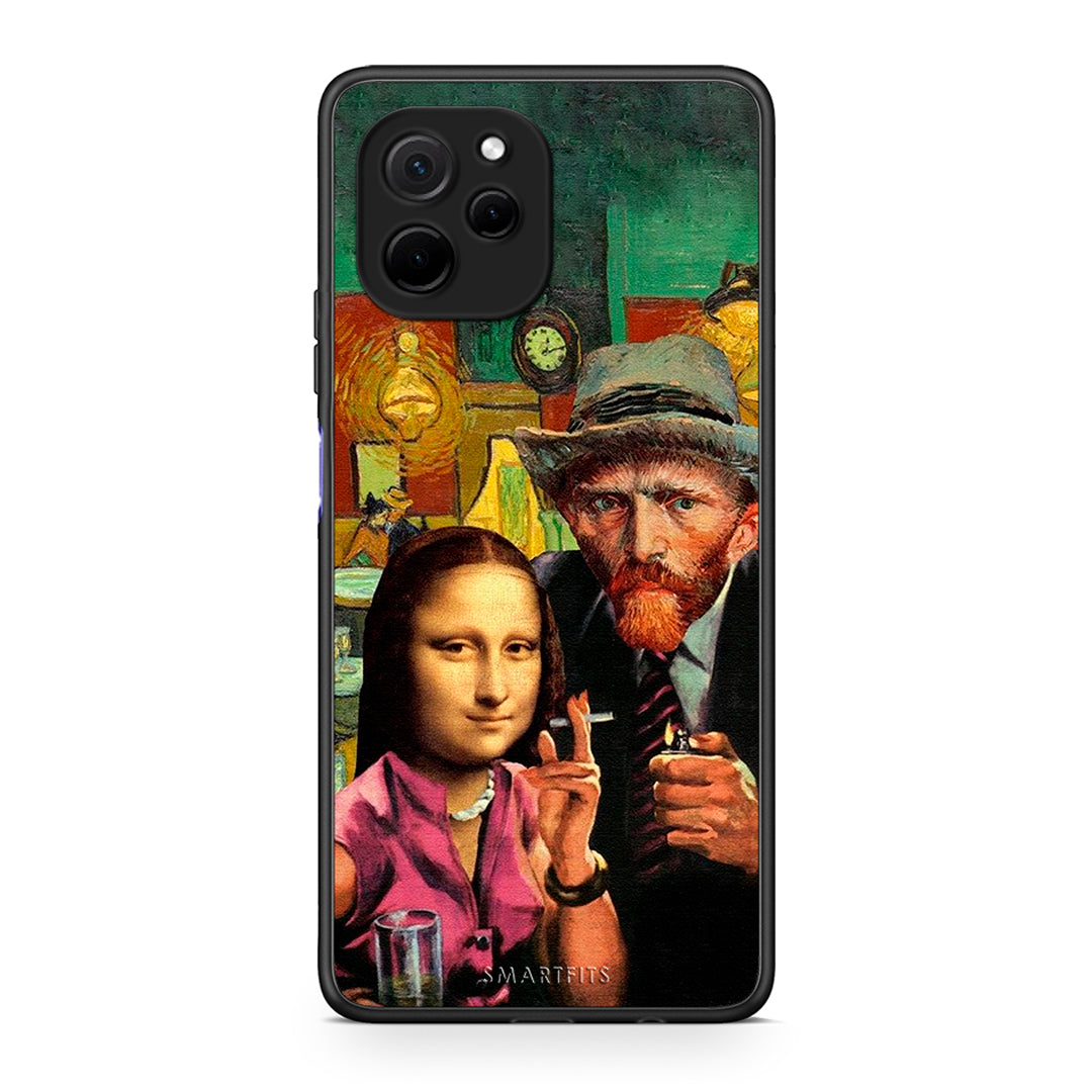 Θήκη Huawei Nova Y61 Funny Art από τη Smartfits με σχέδιο στο πίσω μέρος και μαύρο περίβλημα | Huawei Nova Y61 Funny Art Case with Colorful Back and Black Bezels