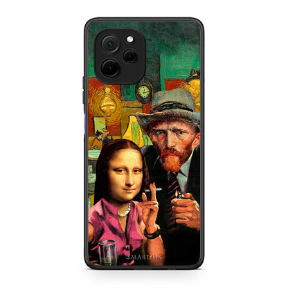 Θήκη Huawei Nova Y61 Funny Art από τη Smartfits με σχέδιο στο πίσω μέρος και μαύρο περίβλημα | Huawei Nova Y61 Funny Art Case with Colorful Back and Black Bezels
