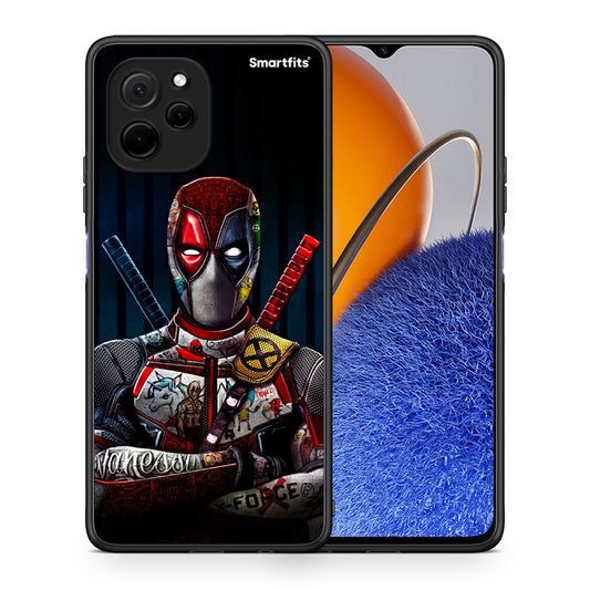 Θήκη Huawei Nova Y61 Funny Guy από τη Smartfits με σχέδιο στο πίσω μέρος και μαύρο περίβλημα | Huawei Nova Y61 Funny Guy Case with Colorful Back and Black Bezels