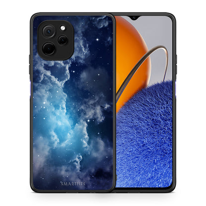 Θήκη Huawei Nova Y61 Galactic Blue Sky από τη Smartfits με σχέδιο στο πίσω μέρος και μαύρο περίβλημα | Huawei Nova Y61 Galactic Blue Sky Case with Colorful Back and Black Bezels