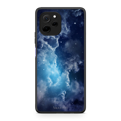 Θήκη Huawei Nova Y61 Galactic Blue Sky από τη Smartfits με σχέδιο στο πίσω μέρος και μαύρο περίβλημα | Huawei Nova Y61 Galactic Blue Sky Case with Colorful Back and Black Bezels