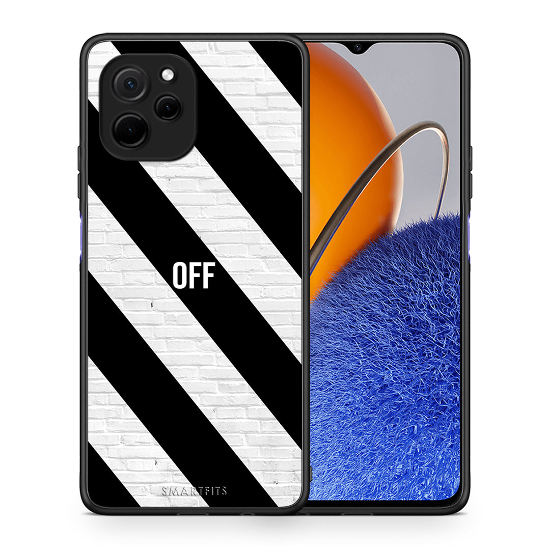 Θήκη Huawei Nova Y61 Get Off από τη Smartfits με σχέδιο στο πίσω μέρος και μαύρο περίβλημα | Huawei Nova Y61 Get Off Case with Colorful Back and Black Bezels