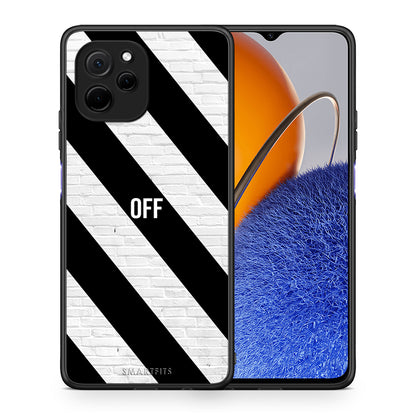 Θήκη Huawei Nova Y61 Get Off από τη Smartfits με σχέδιο στο πίσω μέρος και μαύρο περίβλημα | Huawei Nova Y61 Get Off Case with Colorful Back and Black Bezels