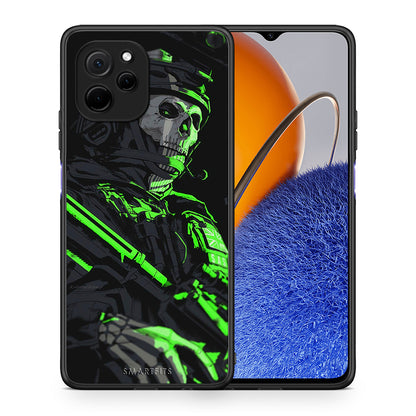 Θήκη Huawei Nova Y61 Green Soldier από τη Smartfits με σχέδιο στο πίσω μέρος και μαύρο περίβλημα | Huawei Nova Y61 Green Soldier Case with Colorful Back and Black Bezels