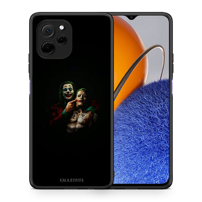 Θήκη Huawei Nova Y61 Hero Clown από τη Smartfits με σχέδιο στο πίσω μέρος και μαύρο περίβλημα | Huawei Nova Y61 Hero Clown Case with Colorful Back and Black Bezels