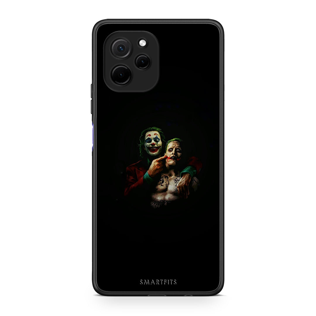 Θήκη Huawei Nova Y61 Hero Clown από τη Smartfits με σχέδιο στο πίσω μέρος και μαύρο περίβλημα | Huawei Nova Y61 Hero Clown Case with Colorful Back and Black Bezels