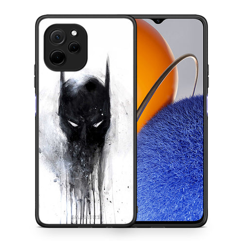 Θήκη Huawei Nova Y61 Hero Paint Bat από τη Smartfits με σχέδιο στο πίσω μέρος και μαύρο περίβλημα | Huawei Nova Y61 Hero Paint Bat Case with Colorful Back and Black Bezels