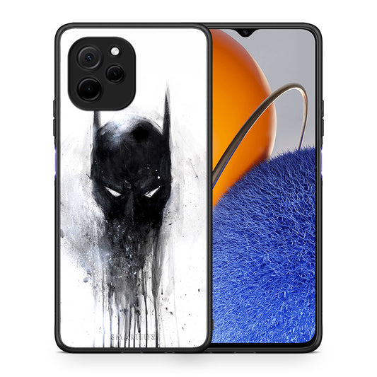Θήκη Huawei Nova Y61 Hero Paint Bat από τη Smartfits με σχέδιο στο πίσω μέρος και μαύρο περίβλημα | Huawei Nova Y61 Hero Paint Bat Case with Colorful Back and Black Bezels