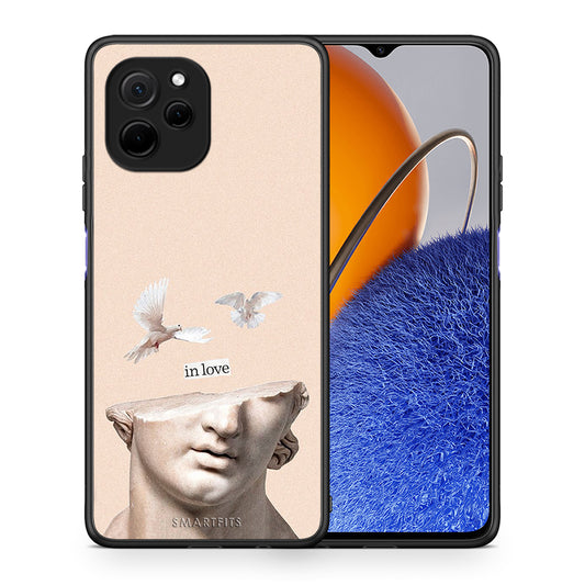 Θήκη Huawei Nova Y61 In Love από τη Smartfits με σχέδιο στο πίσω μέρος και μαύρο περίβλημα | Huawei Nova Y61 In Love Case with Colorful Back and Black Bezels