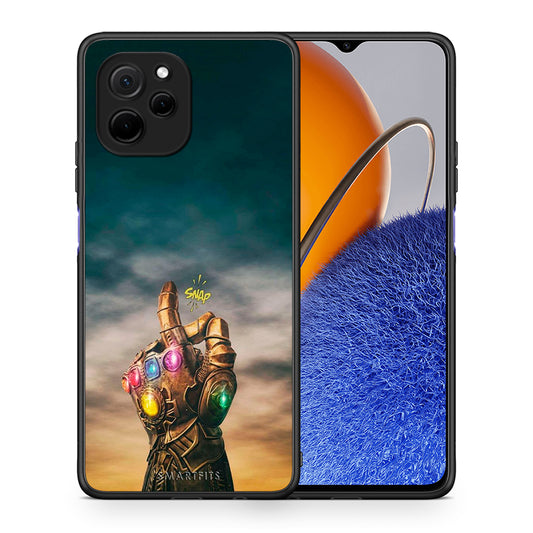 Θήκη Huawei Nova Y61 Infinity Snap από τη Smartfits με σχέδιο στο πίσω μέρος και μαύρο περίβλημα | Huawei Nova Y61 Infinity Snap Case with Colorful Back and Black Bezels