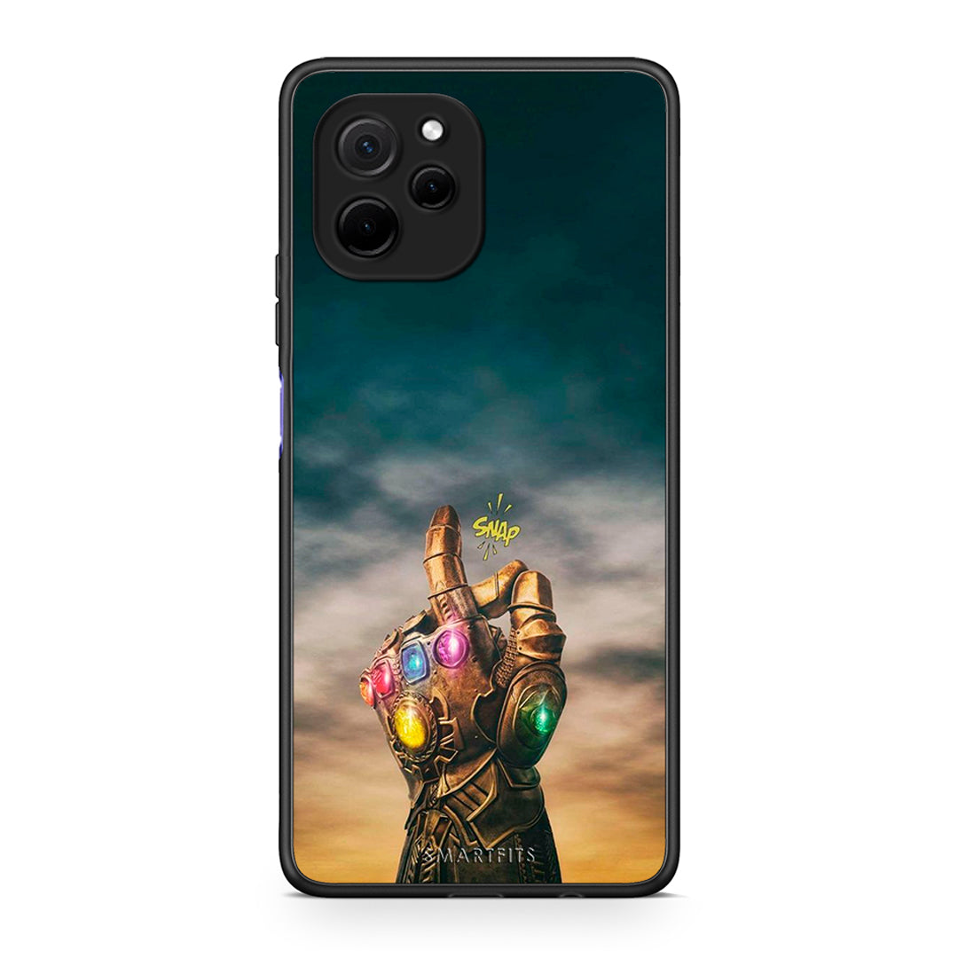Θήκη Huawei Nova Y61 Infinity Snap από τη Smartfits με σχέδιο στο πίσω μέρος και μαύρο περίβλημα | Huawei Nova Y61 Infinity Snap Case with Colorful Back and Black Bezels