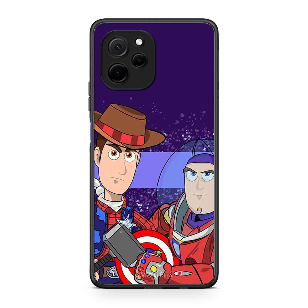 Θήκη Huawei Nova Y61 Infinity Story από τη Smartfits με σχέδιο στο πίσω μέρος και μαύρο περίβλημα | Huawei Nova Y61 Infinity Story Case with Colorful Back and Black Bezels