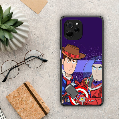 Θήκη Huawei Nova Y61 Infinity Story από τη Smartfits με σχέδιο στο πίσω μέρος και μαύρο περίβλημα | Huawei Nova Y61 Infinity Story Case with Colorful Back and Black Bezels