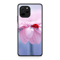 Thumbnail for Θήκη Huawei Nova Y61 Ladybug Flower από τη Smartfits με σχέδιο στο πίσω μέρος και μαύρο περίβλημα | Huawei Nova Y61 Ladybug Flower Case with Colorful Back and Black Bezels