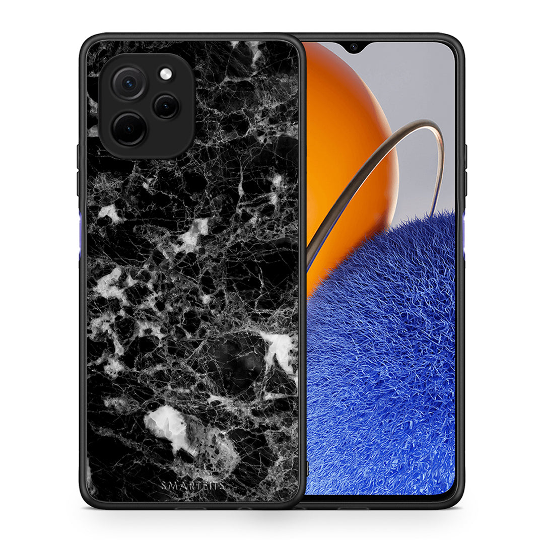 Θήκη Huawei Nova Y61 Marble Male από τη Smartfits με σχέδιο στο πίσω μέρος και μαύρο περίβλημα | Huawei Nova Y61 Marble Male Case with Colorful Back and Black Bezels