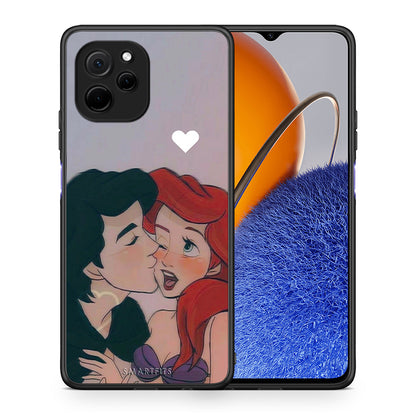 Θήκη Huawei Nova Y61 Mermaid Couple από τη Smartfits με σχέδιο στο πίσω μέρος και μαύρο περίβλημα | Huawei Nova Y61 Mermaid Couple Case with Colorful Back and Black Bezels